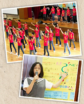 写真：千葉明徳中学校文化祭