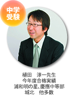 中村　雄一先生 2010年度実績開成、青山、早稲田大