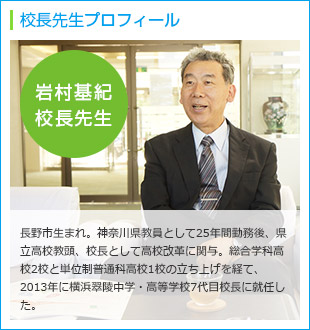 校長先生プロフィール
